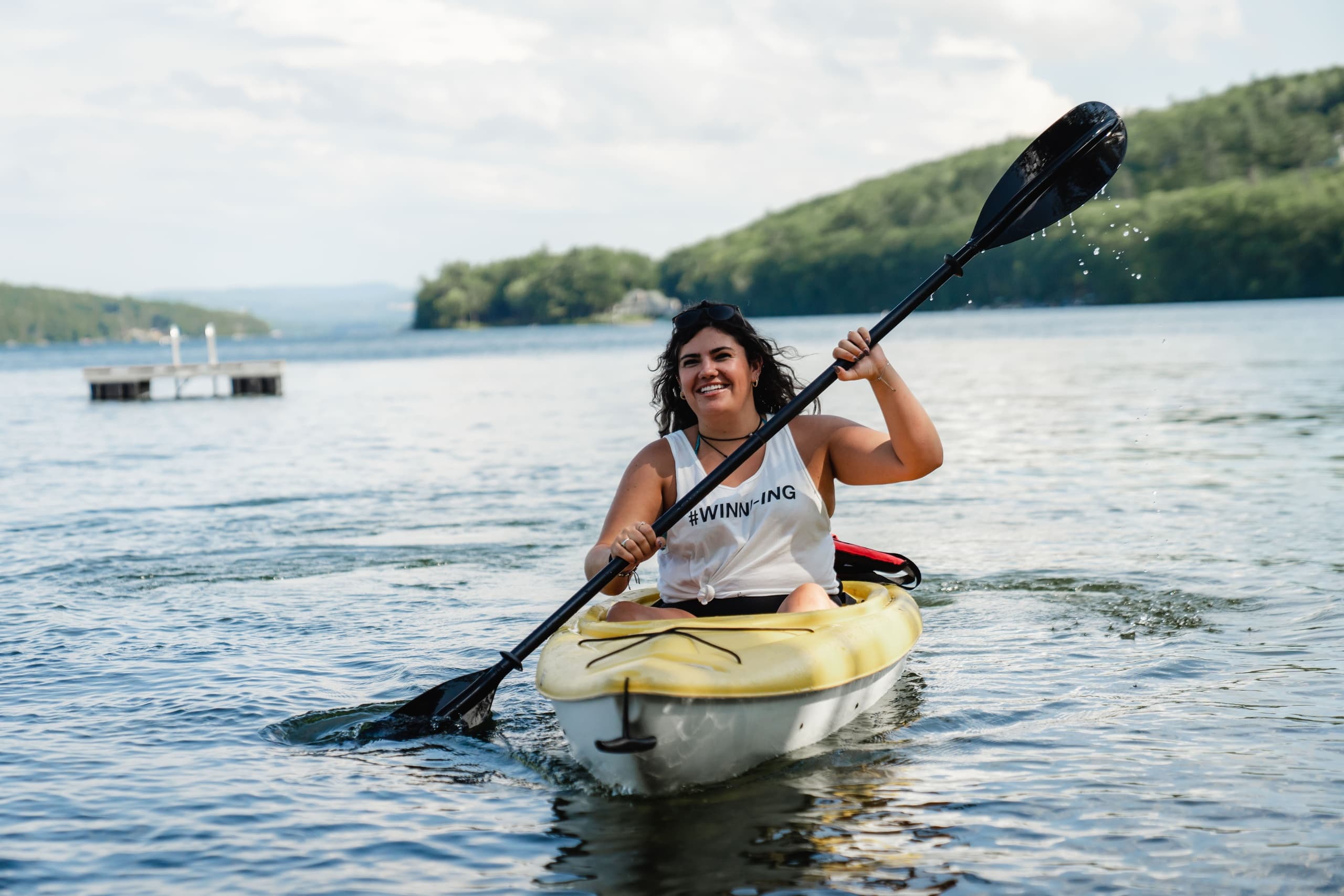 Kayaking Lake Winnipesaukee with EKAL Activity Center