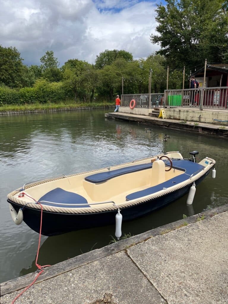 Luxury Electric Launch on Colt Hill with Galleon Marine