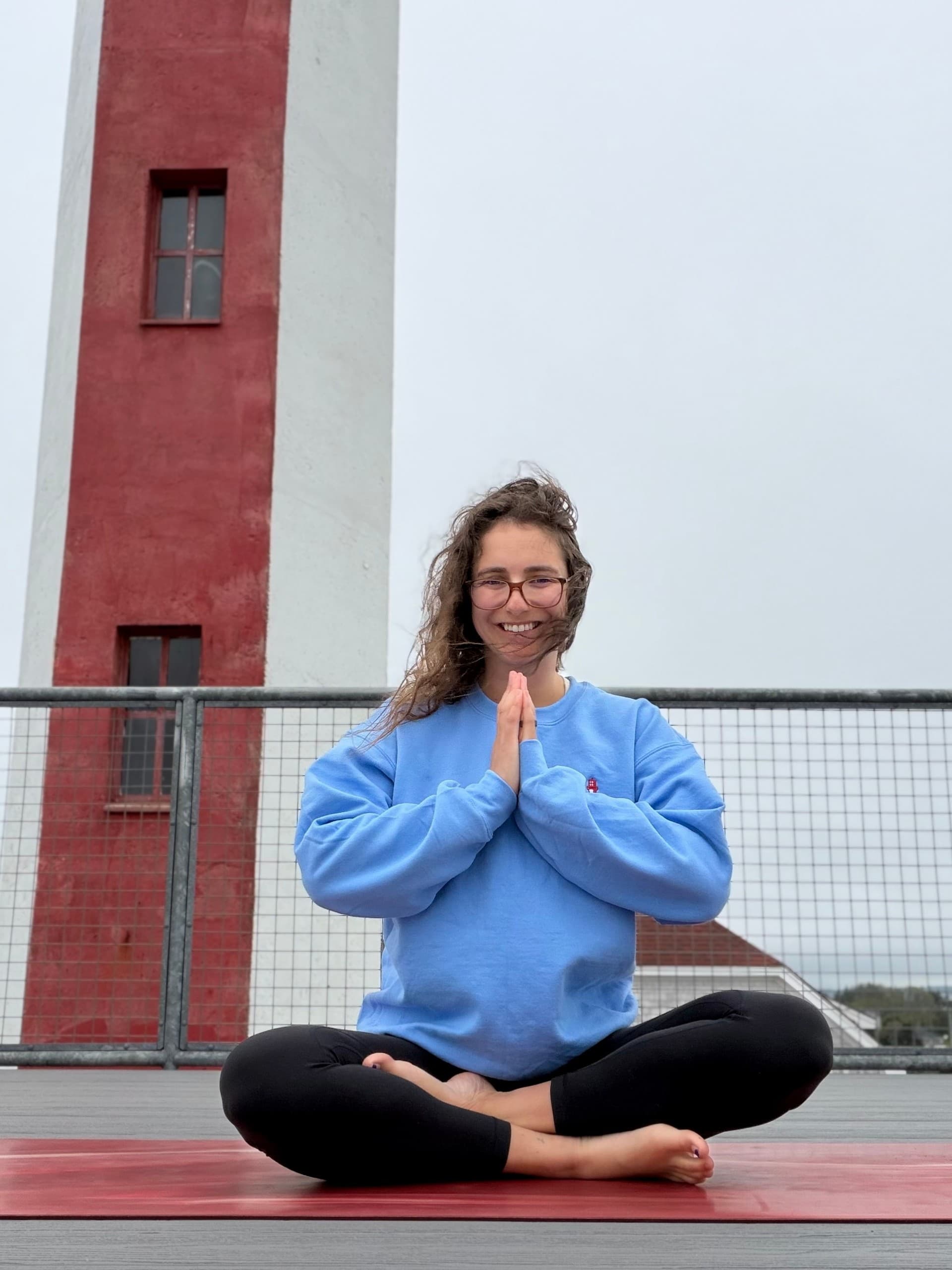 Cape Forchu Lighthouse Yoga: Oceanfront One-Hour Class with Ashlyn