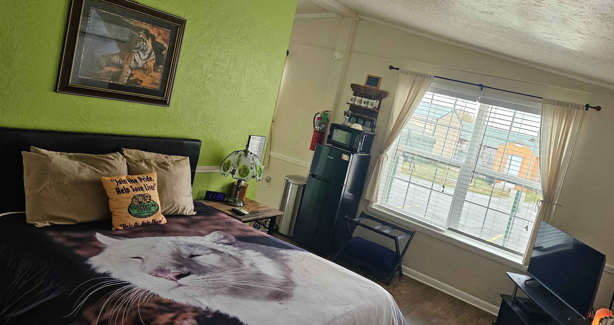 Wildlife Retreat at Turpentine Creek’s Bengal Suite in Arkansas