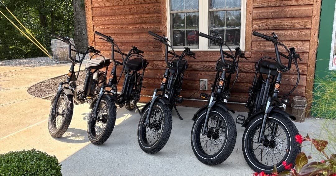 Electric Bike Rentals by Lake Erie Canopy Tours in Ohio