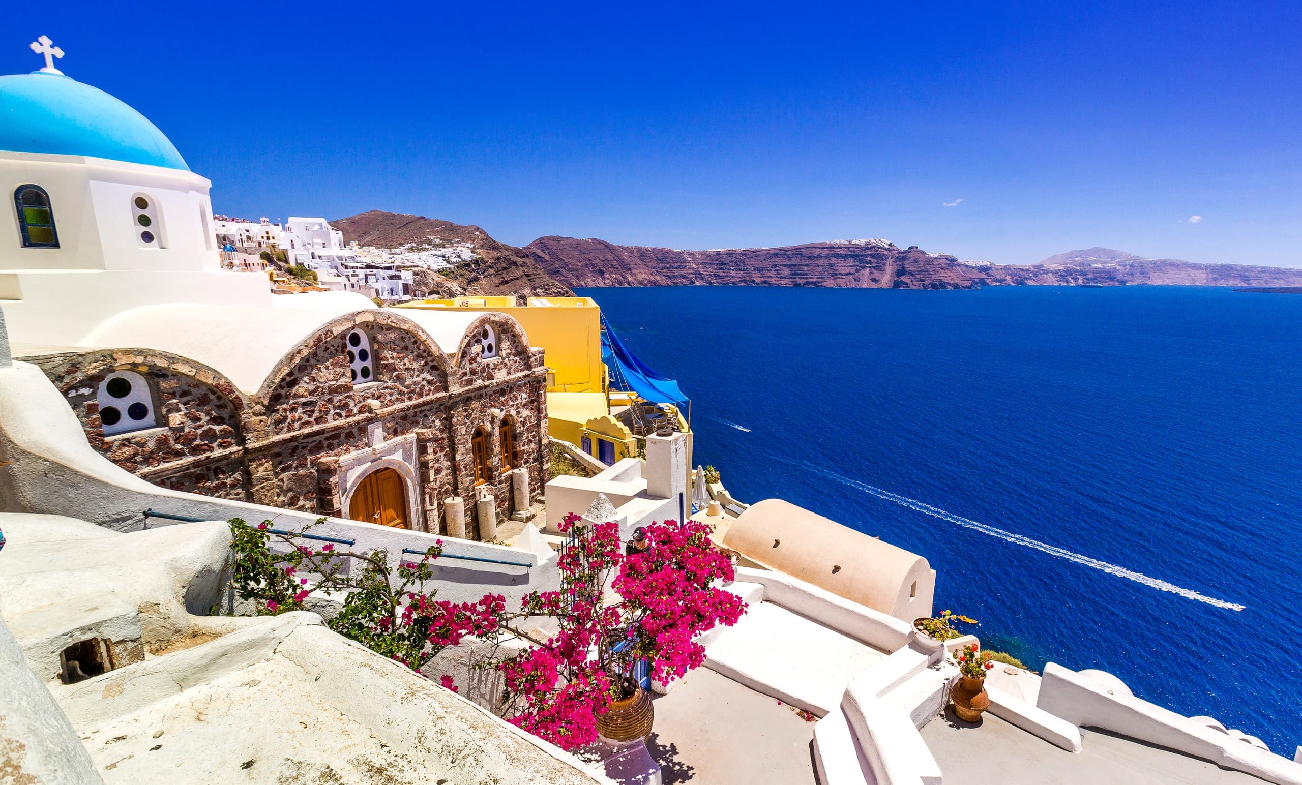 Private Santorini Island Tour: Custom Full-Day Drive Through Villages, Volcanoes & Wineries photo 2