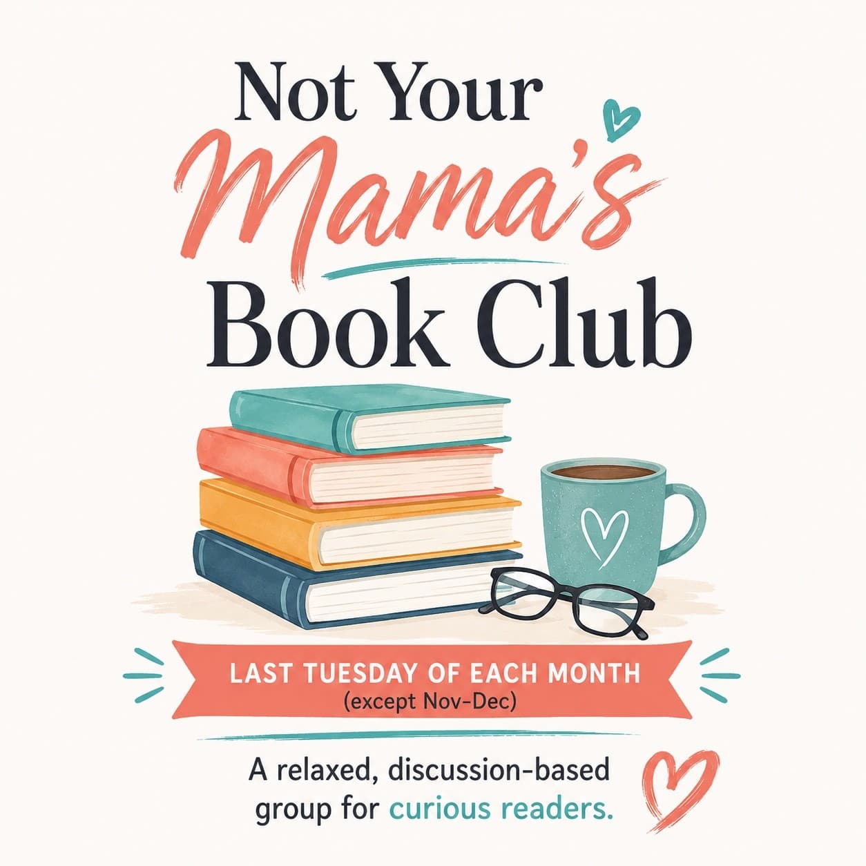 Not Your Mama's Book Club in Monroe, GA: Free Monthly Book Nook Gatherings
