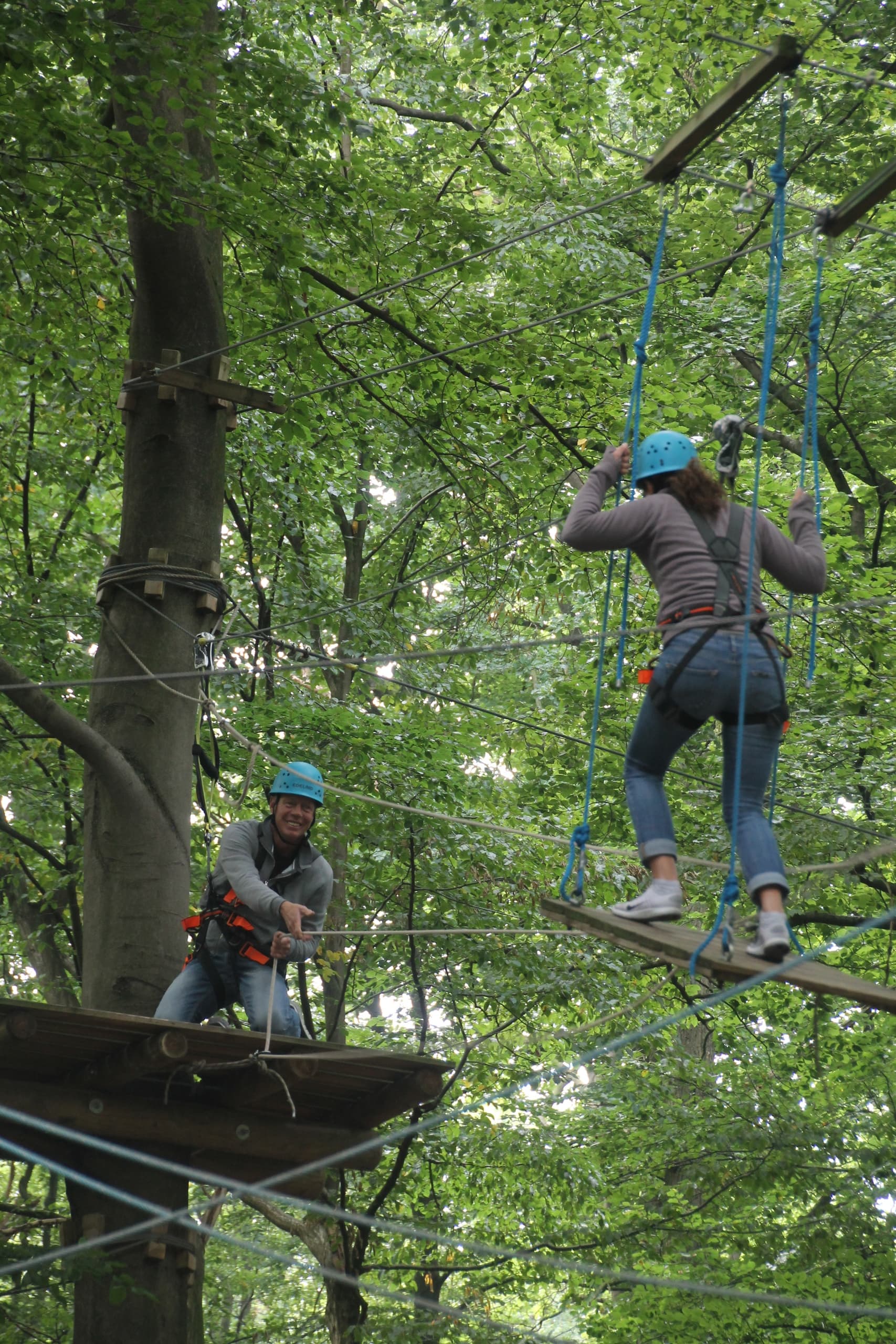 Group Adventure Climbing at Hochseilgarten Hasloh