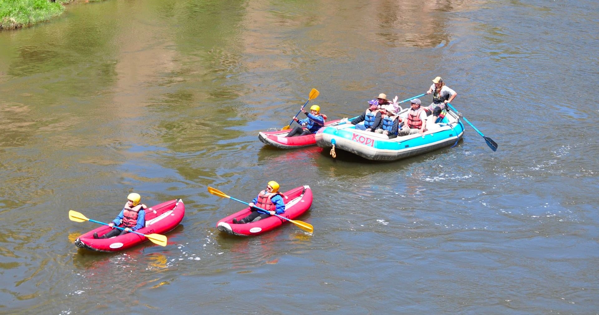 Upper Colorado River Half Day Duckie Trip in Bond, CO