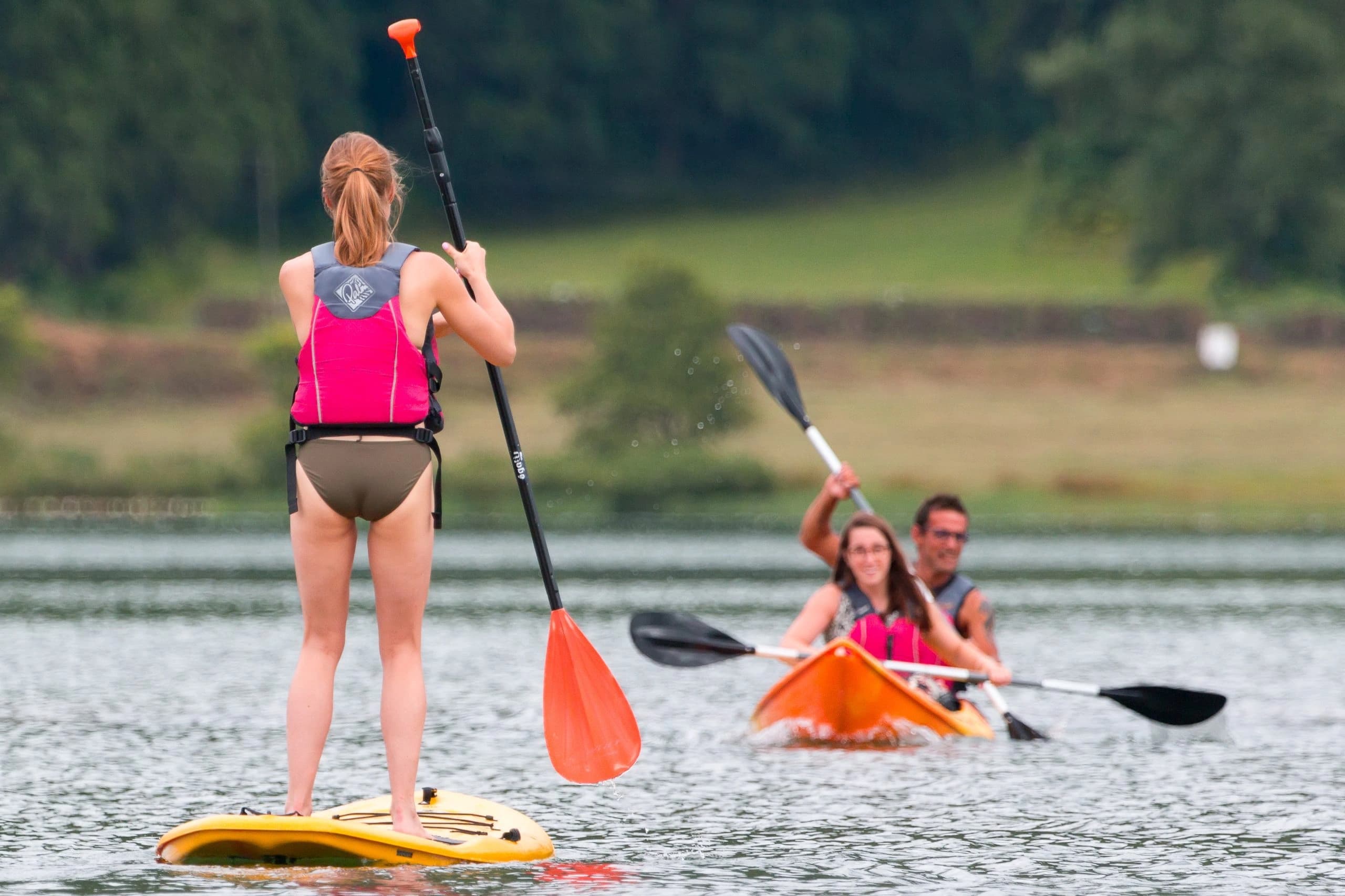 Stand Up Paddle Boarding in Sete Cidades with Futurismo Azores Adventures