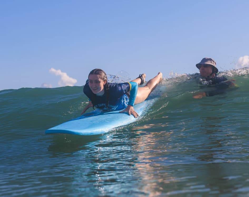 Water Activities with Coolum Surfing School at Coolum Beach