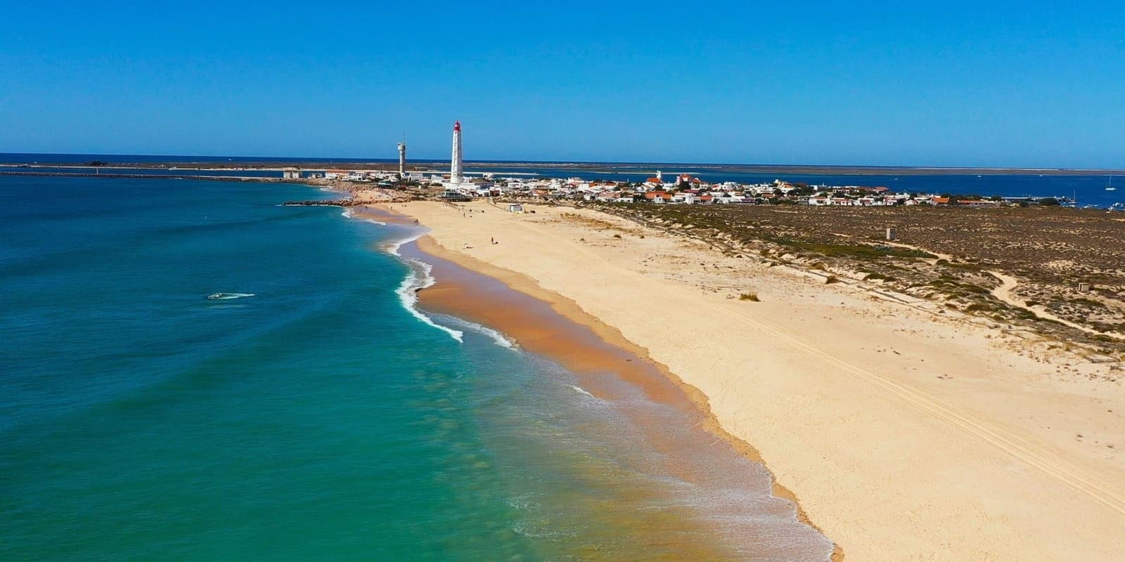 Faro to Farol Island: Half-Hour Lighthouse Shuttle to Ria Formosa