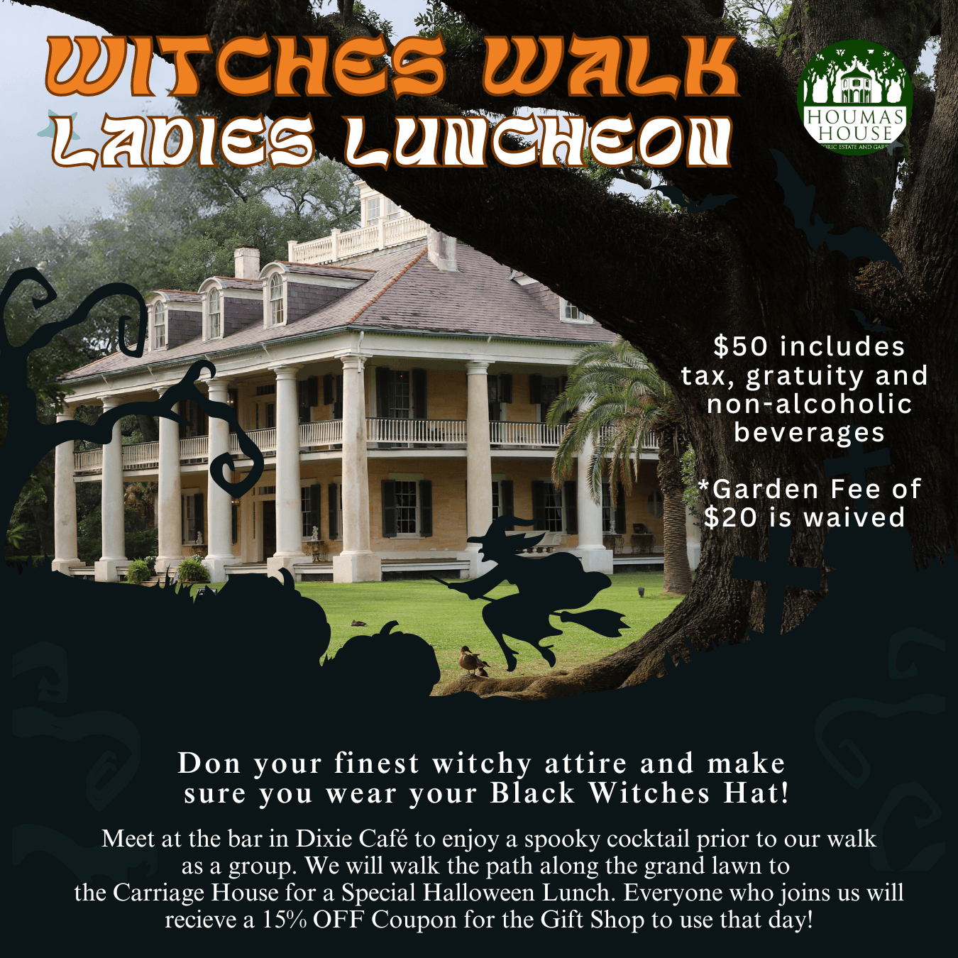 Halloween Fun at Houmas House Plantation in Darrow, LA