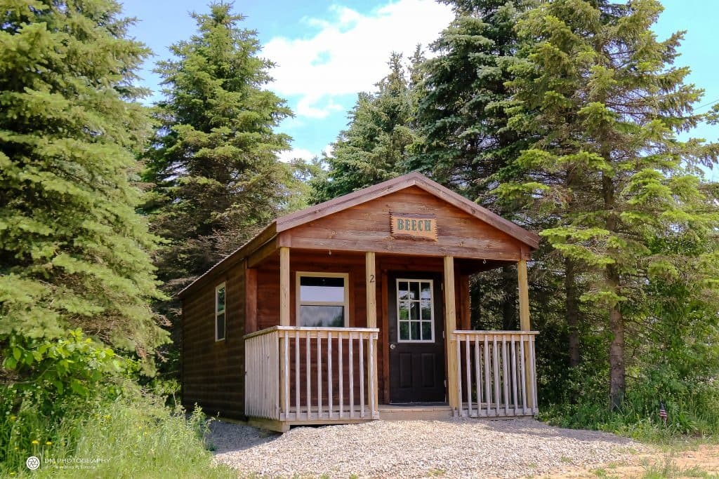 Beech Cabin Near Andover, NY — Electric Cabin Rental for Trail Riders & Families