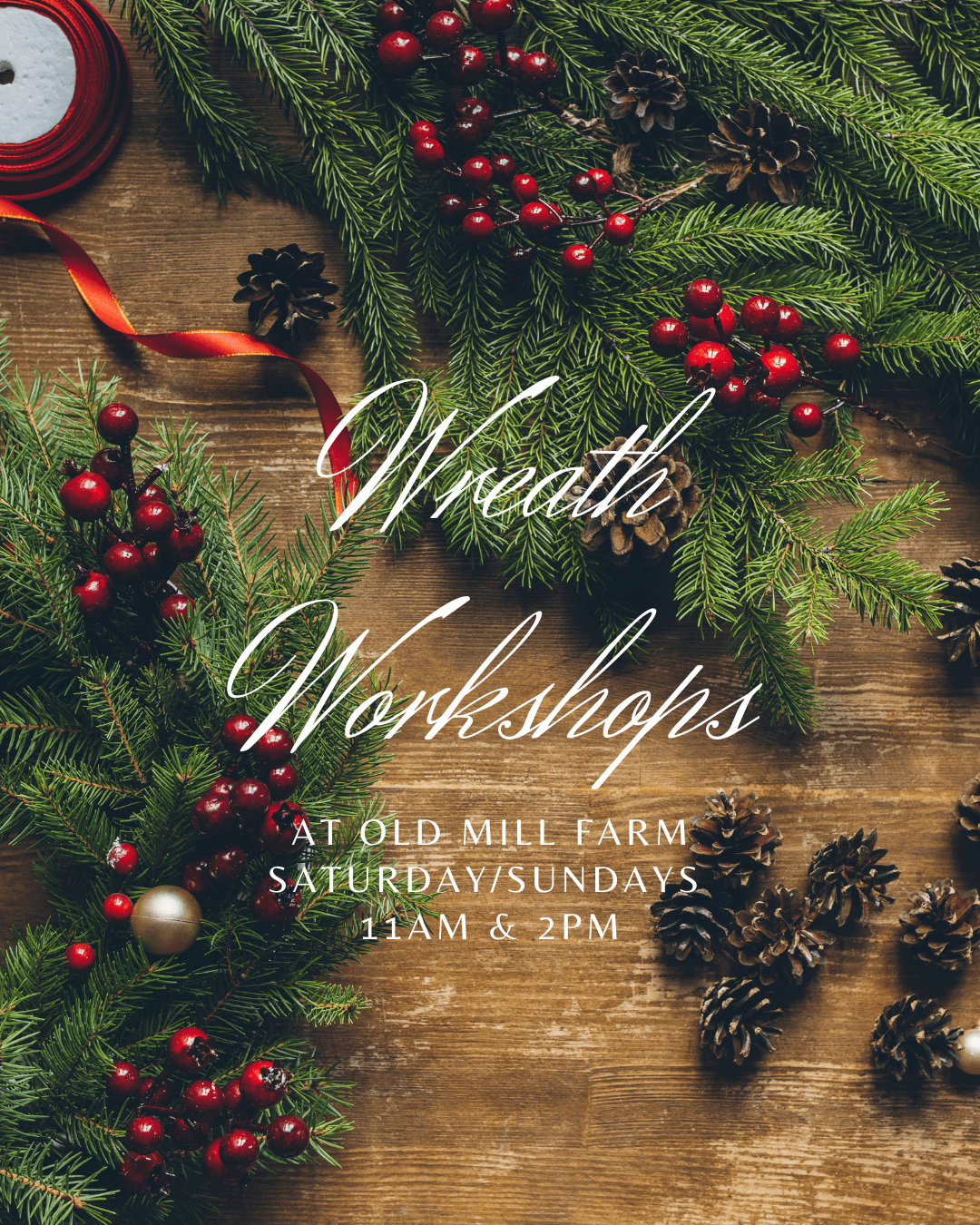 Crafting Holiday Cheer: Wreath Workshop in Durham, NC