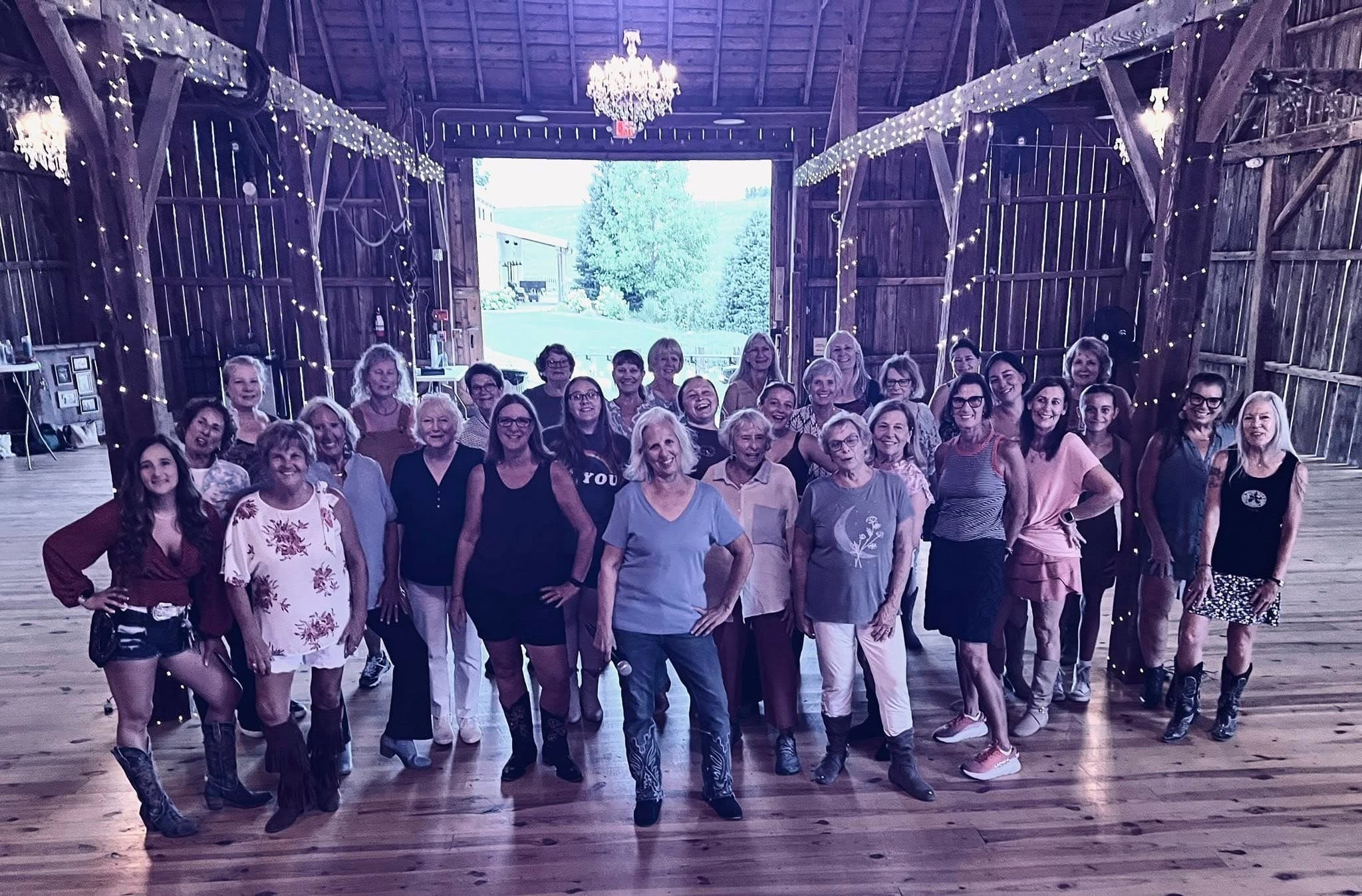 Line Dancing in Lavender Hill Farm’s Historic Red Barn — Boyne City Summer Night Out