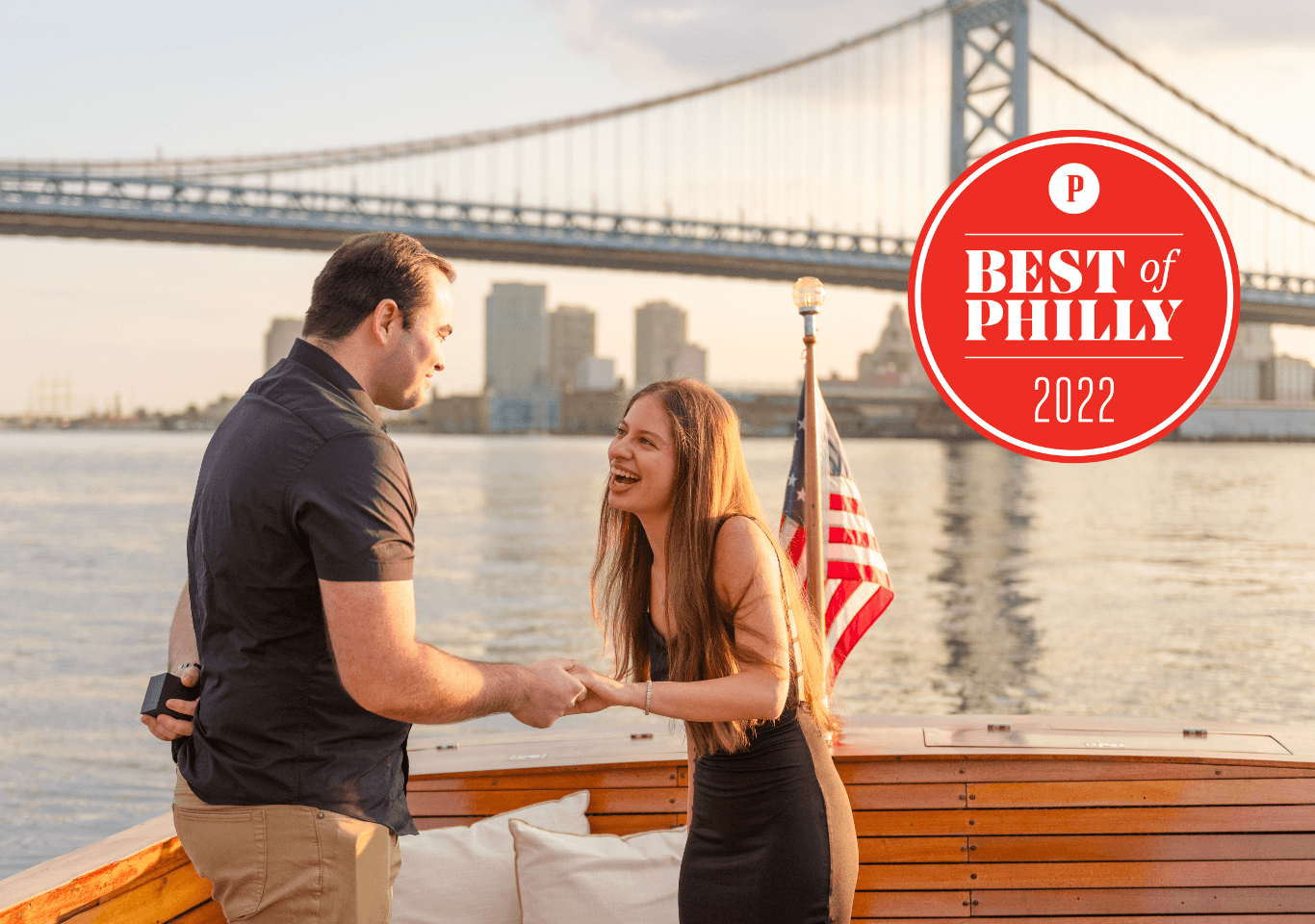 Romantic Boat Proposal Experience in Philadelphia, PA