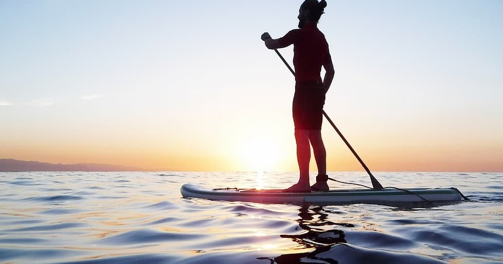 Paddleboarding with Freedive Northern Ireland in Portrush