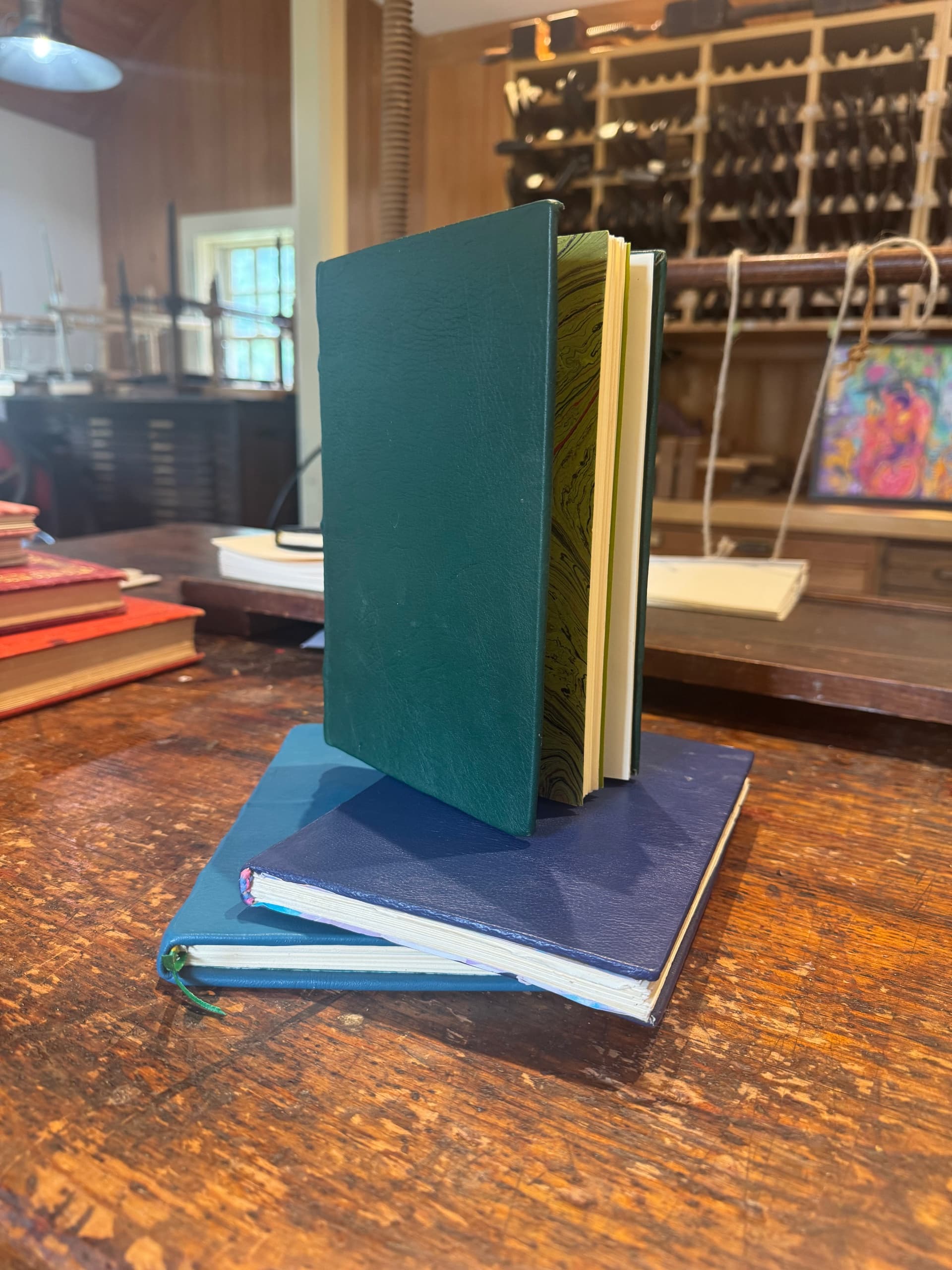 Mastering Leather-Bound Books: Advanced Bookbinding Workshop in Malvern, PA
