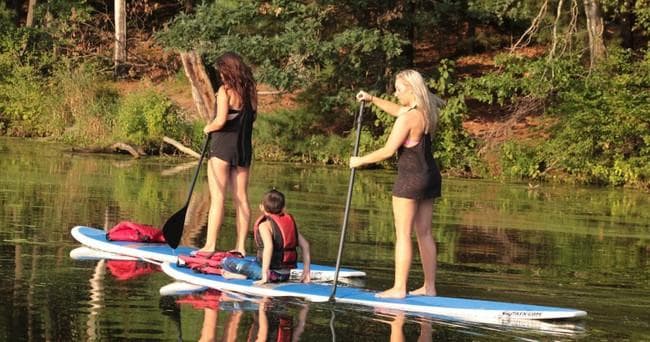 Stand-Up Paddleboard Castle Rock Lake, Wisconsin