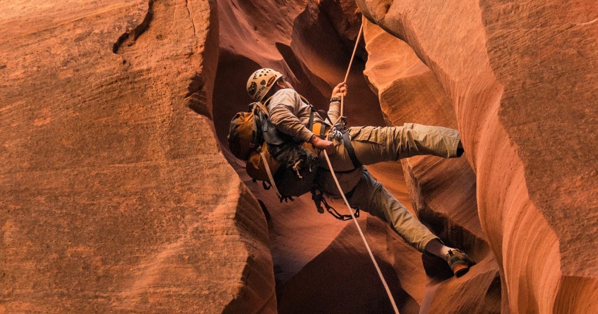 Slot Canyoneering Adventure in Dirty Devil Wilderness Utah