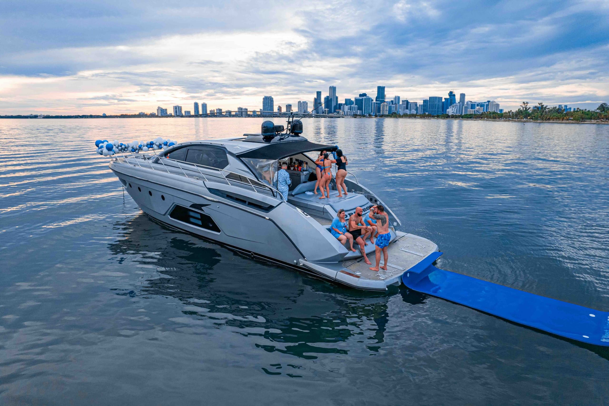 Miami Yacht Charter with Miami Boat Experts’ 64' ATLANTIS