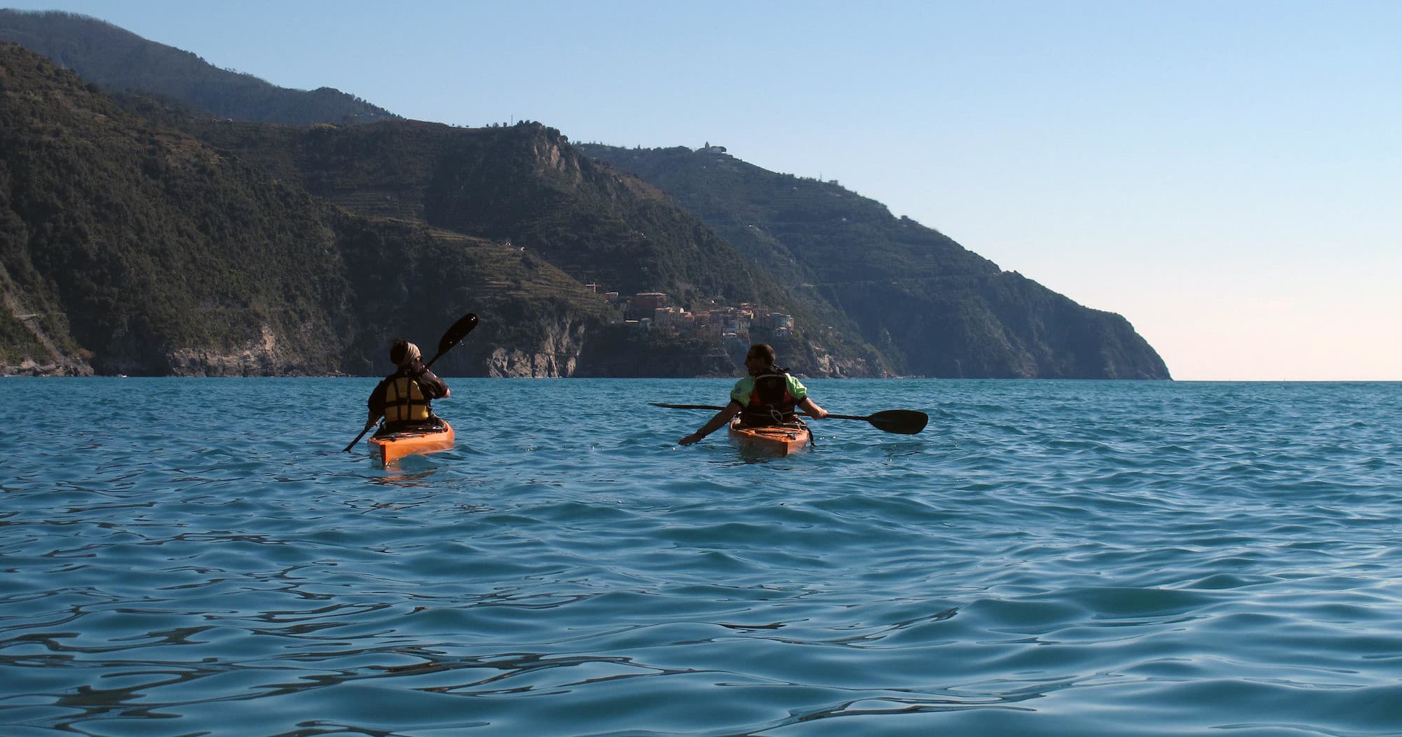 Sunset Kayak Tour in Cinque Terre with Arbaspaa