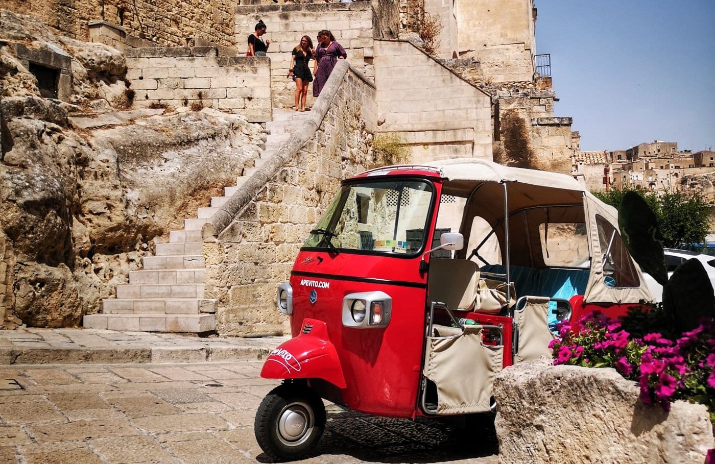 Land-Adventures & Cultural Tour of Matera by Ape Calessino