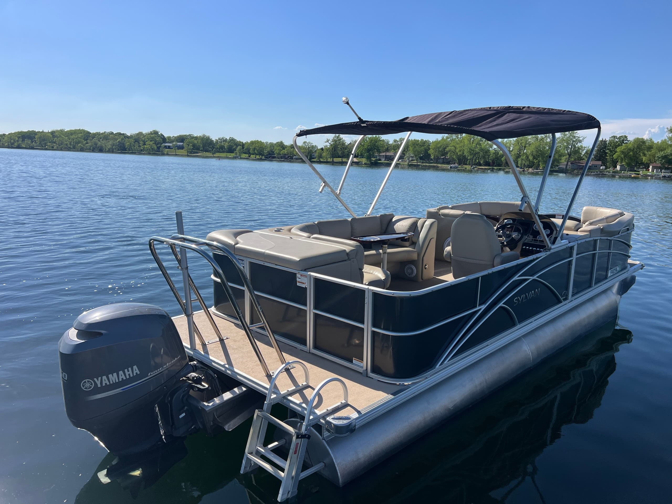 Exploring Alexandria’s Lakes Aboard a 23’ Sylvan Pontoon (150hp) — Delivered Boat Rentals photo 1