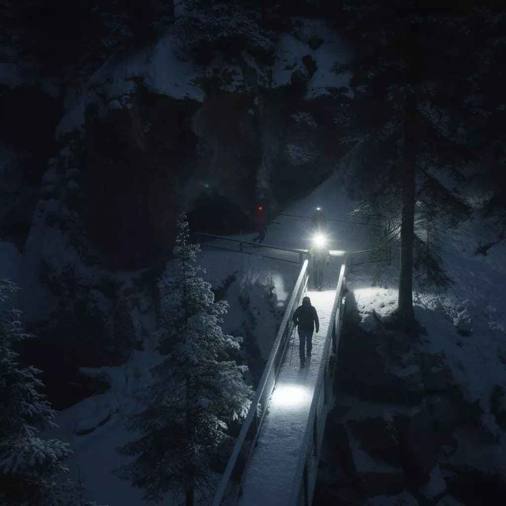 Starlit Ice Walk: Johnston Canyon Night Walk & Stargazing Near Banff photo 3