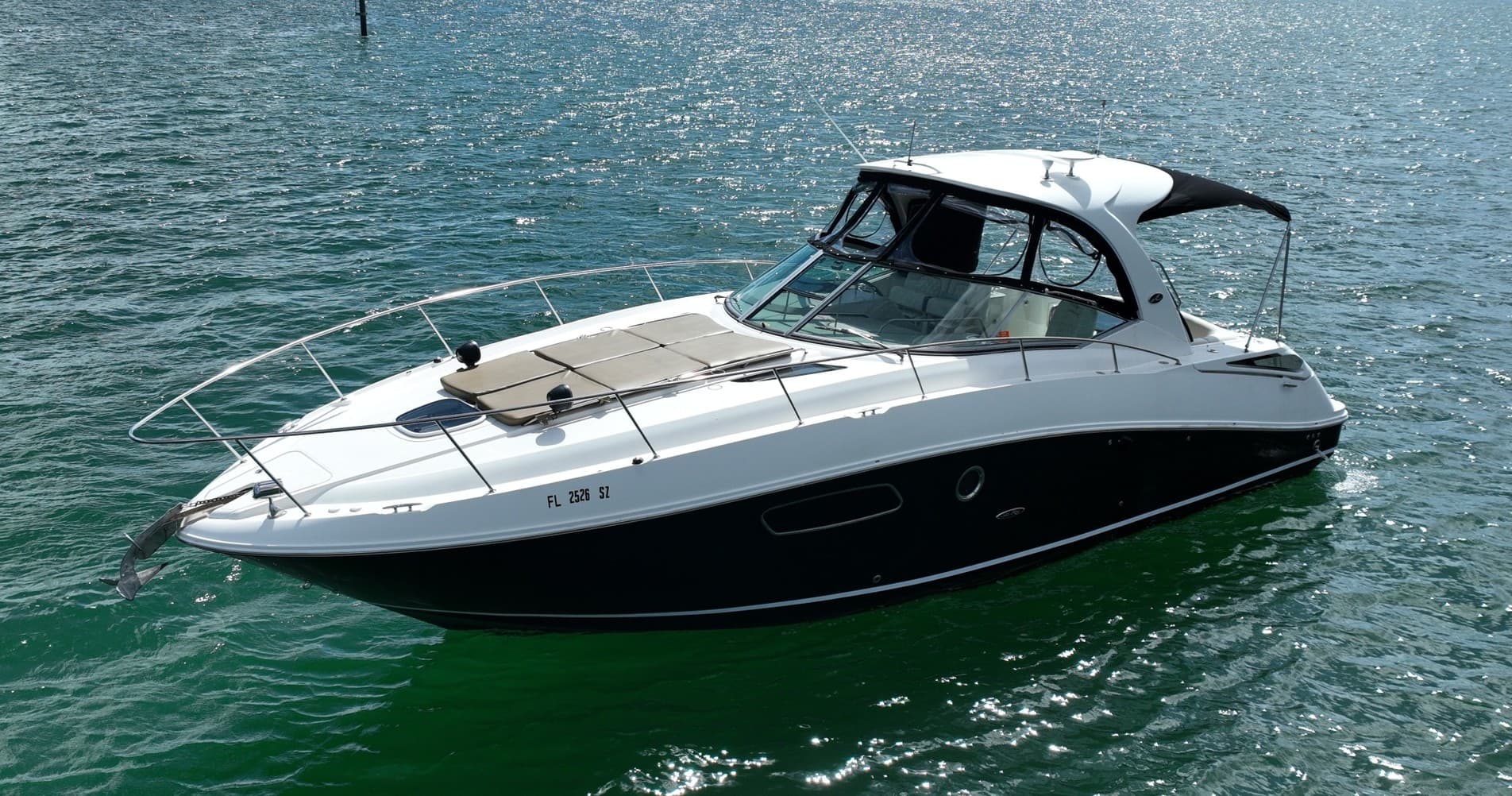 Cruise Miami Waters Aboard the Sundancer 37W Mini Yacht