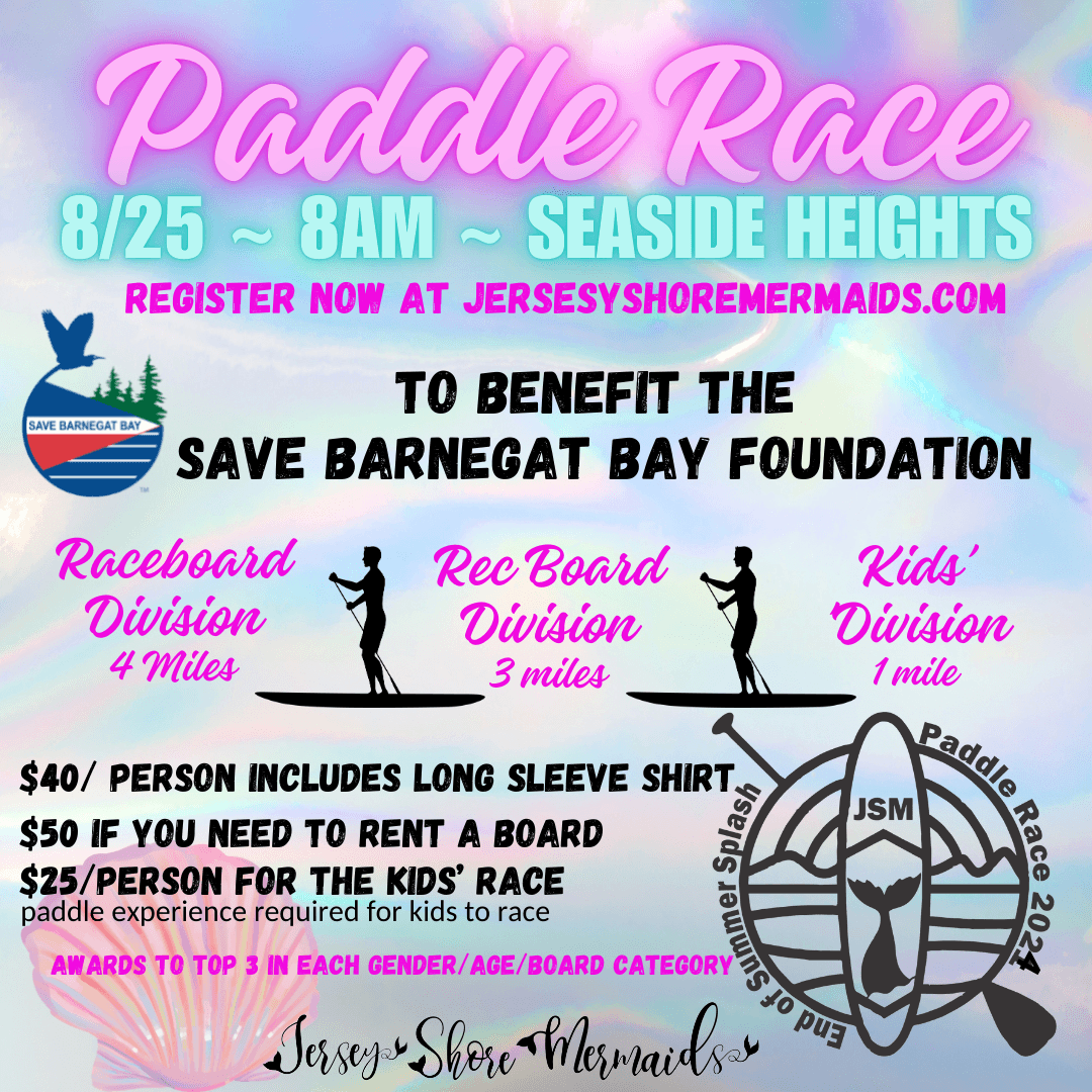 Water Activities: Jersey Shore Mermaids End of Summer Paddle Race