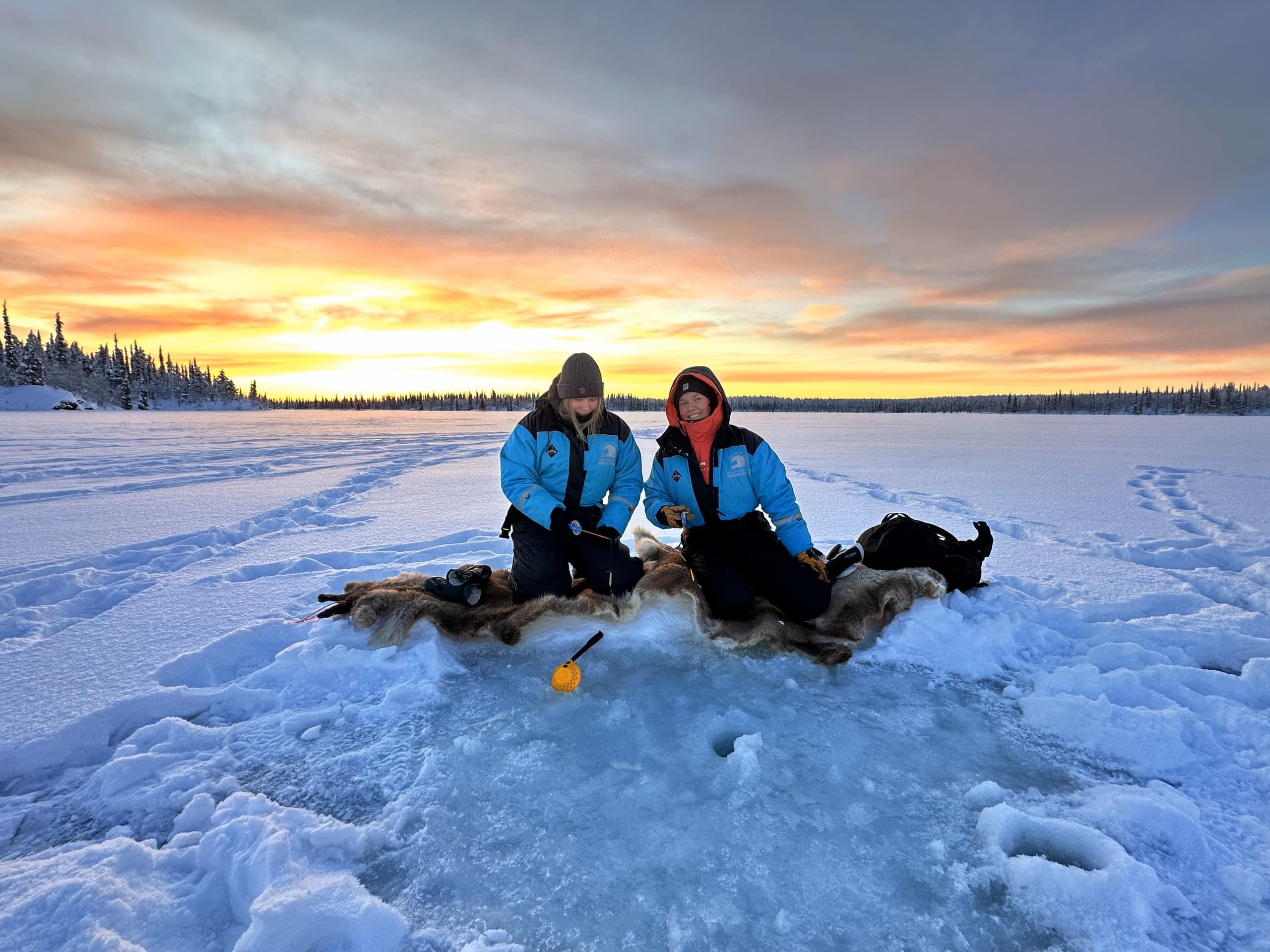 Ice Fishing Adventure at Wilderness Hotel - Muotka