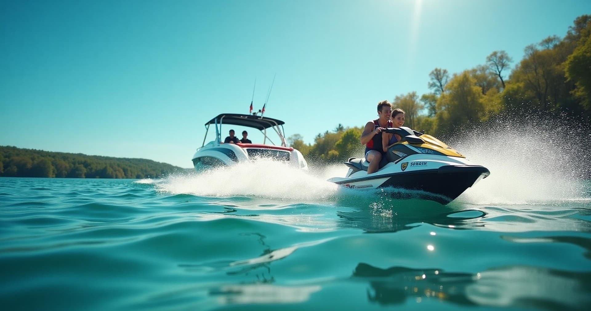 Jordan Lake Ultimate Party Pack: Pontoon and Jet Ski Rentals for Groups photo 2