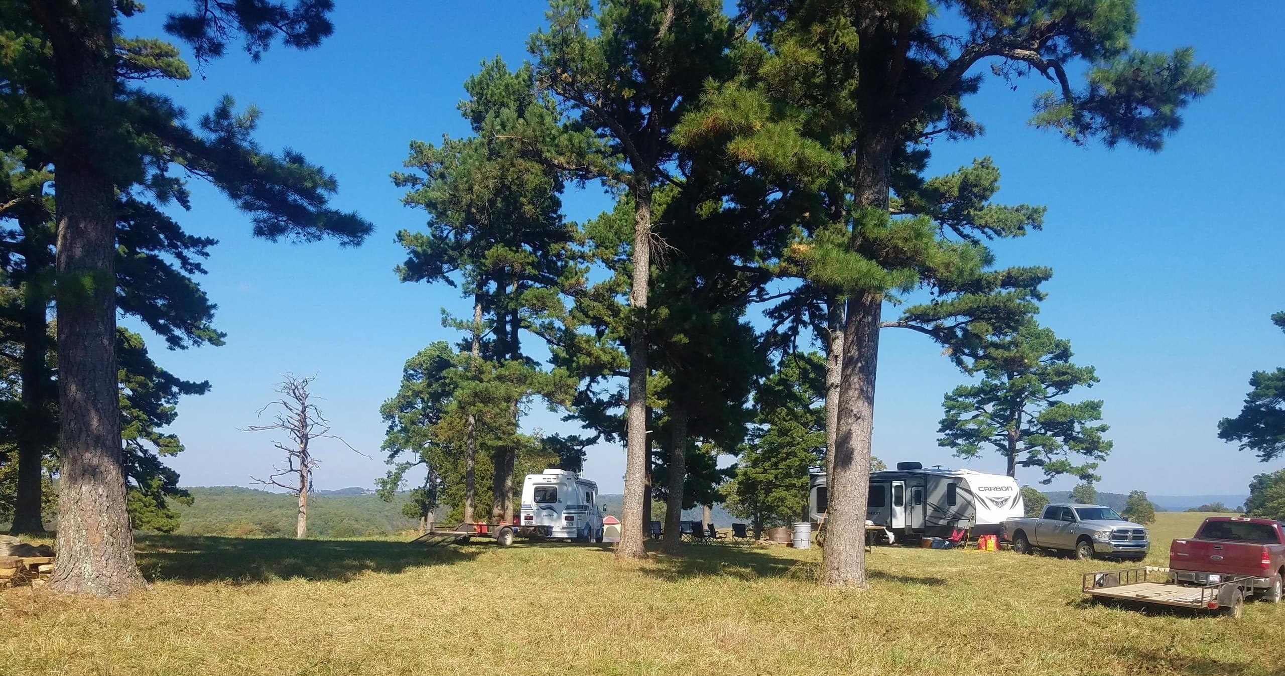 Primitive Camping at The Pines with Wilderness Rider Buffalo Ranch