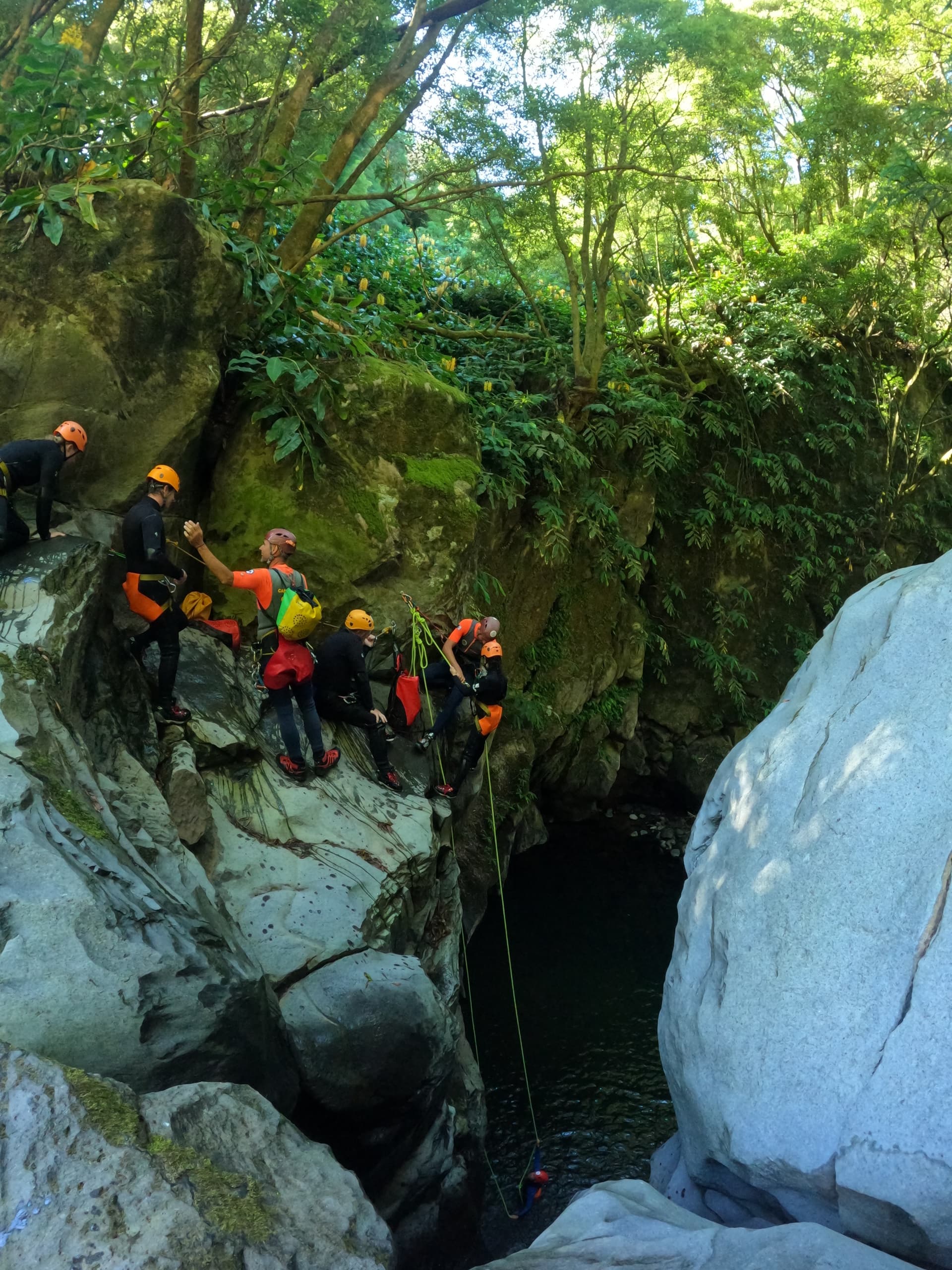Canyoning Thrills with Azorean Active Blueberry in Ribeira Grande