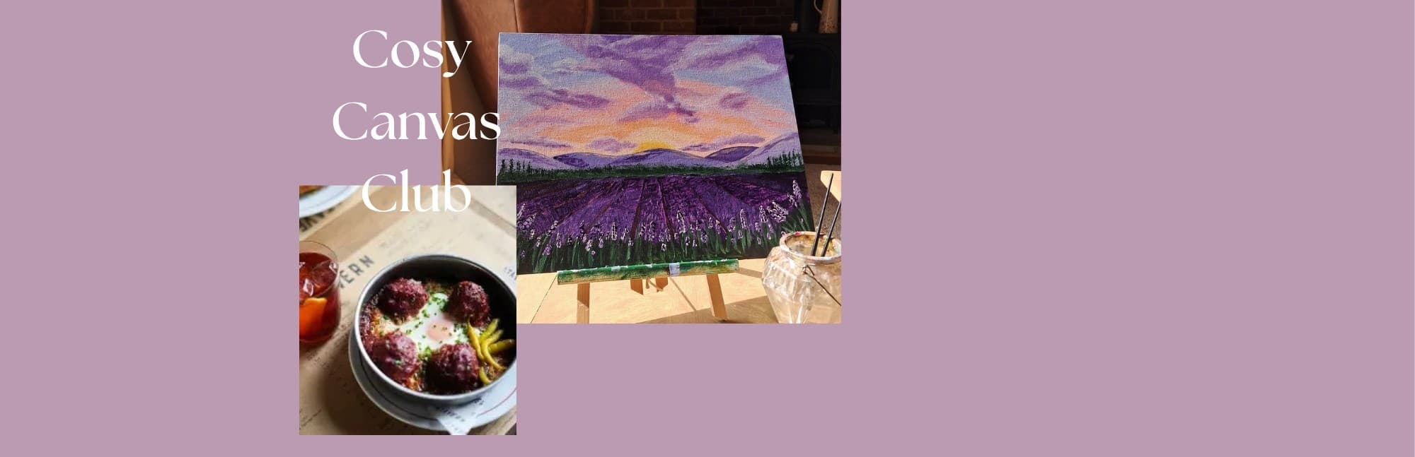 Paint-and-Dine in Cheltenham: The Cosy Canvas Club at The Tavern