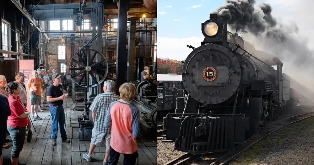 Evening Steam and Shop Secrets at East Broad Top