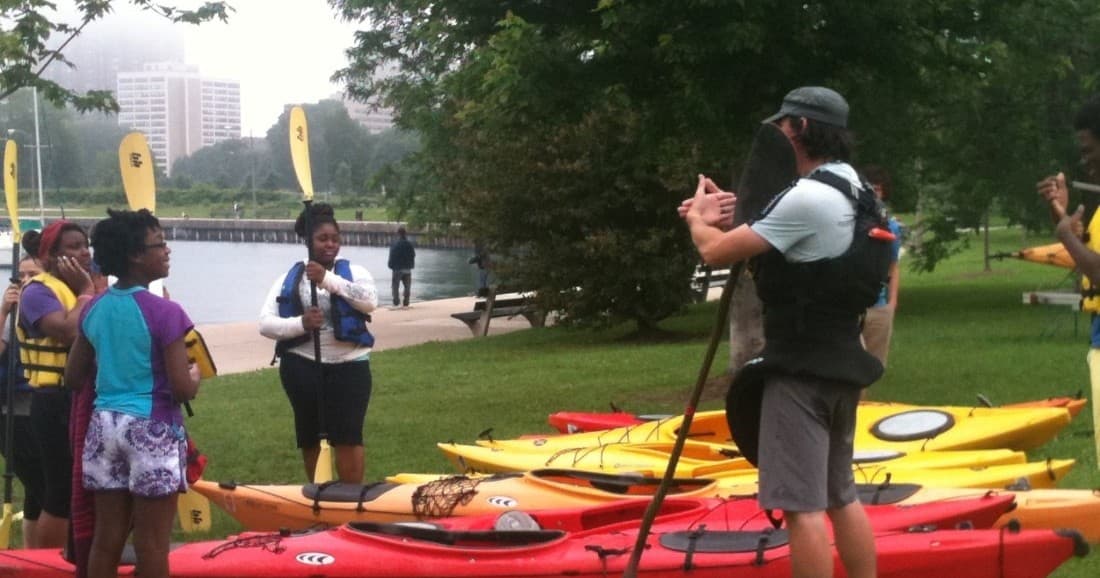 Learn to Kayak on the Chicago River — Beginner Class in the Turning Basin