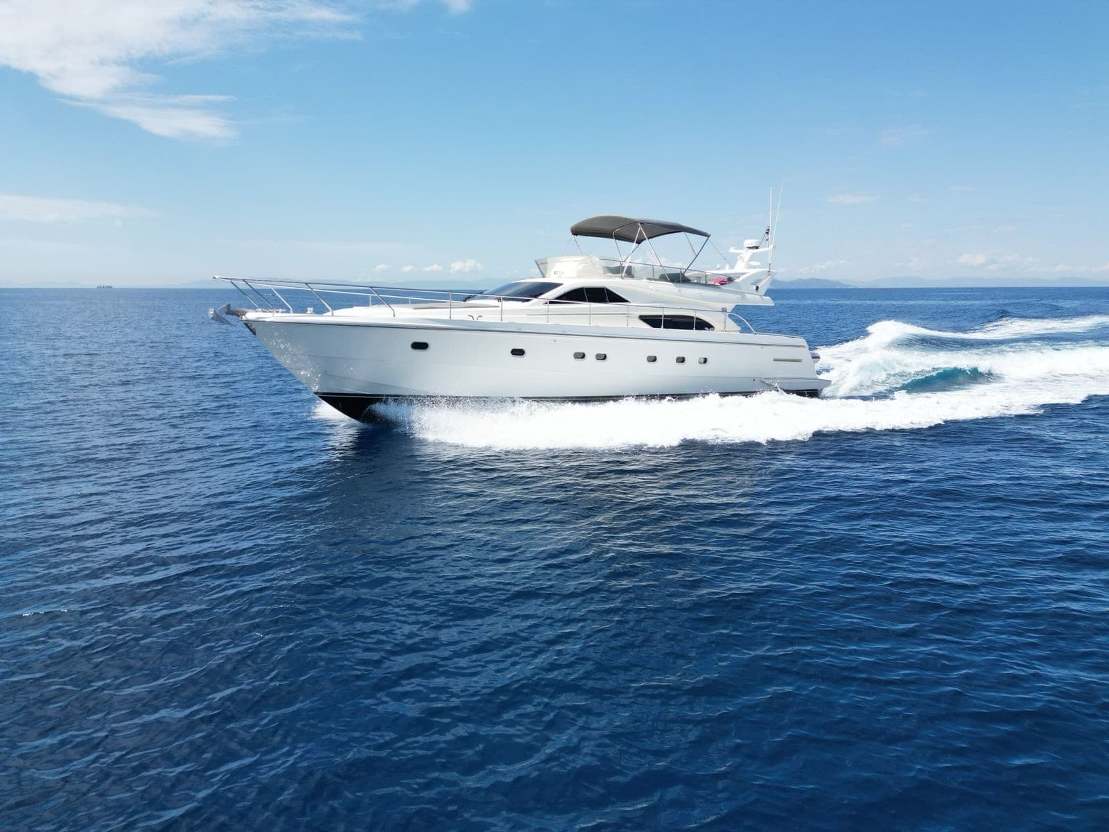 Ferretti 57 Private Full Day Cruise: Athenian Riviera & Saronic Islands Day Charter