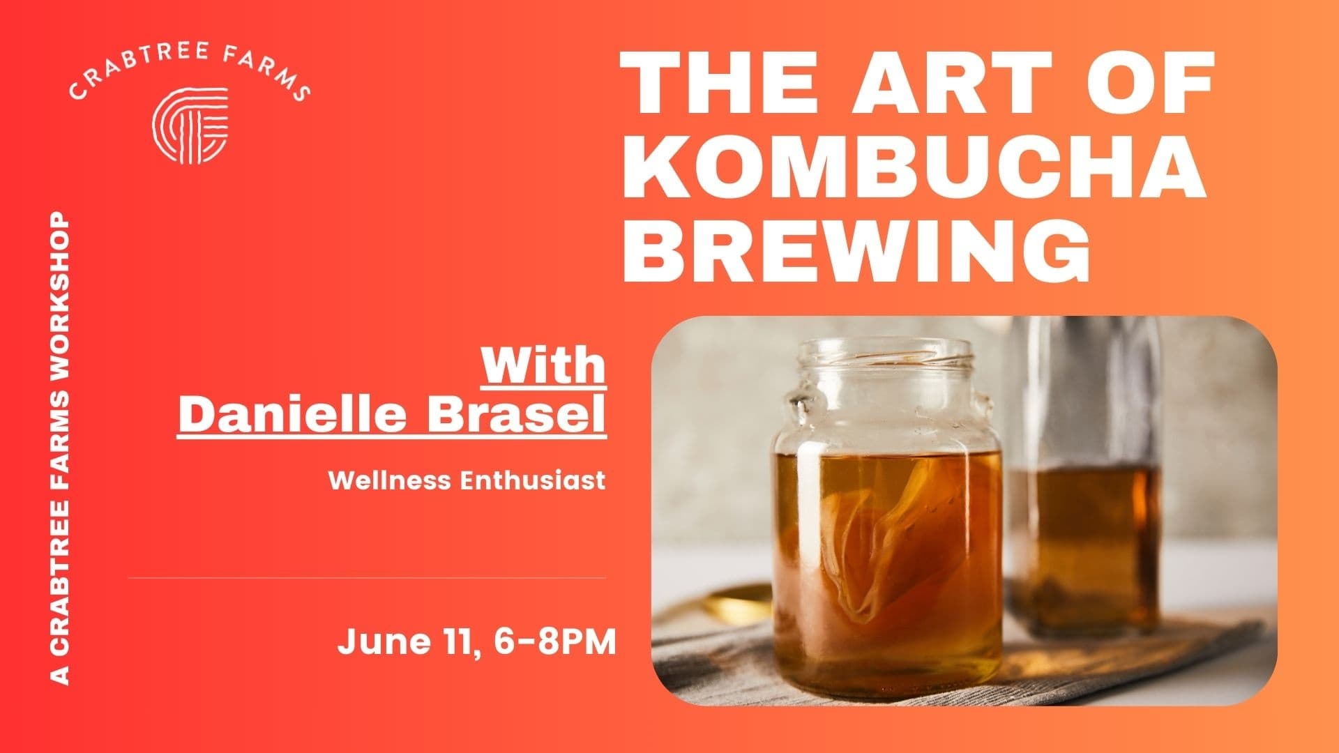 Art of Kombucha Brewing: Hands-On Workshop at Crabtree Farms, Chattanooga photo 1