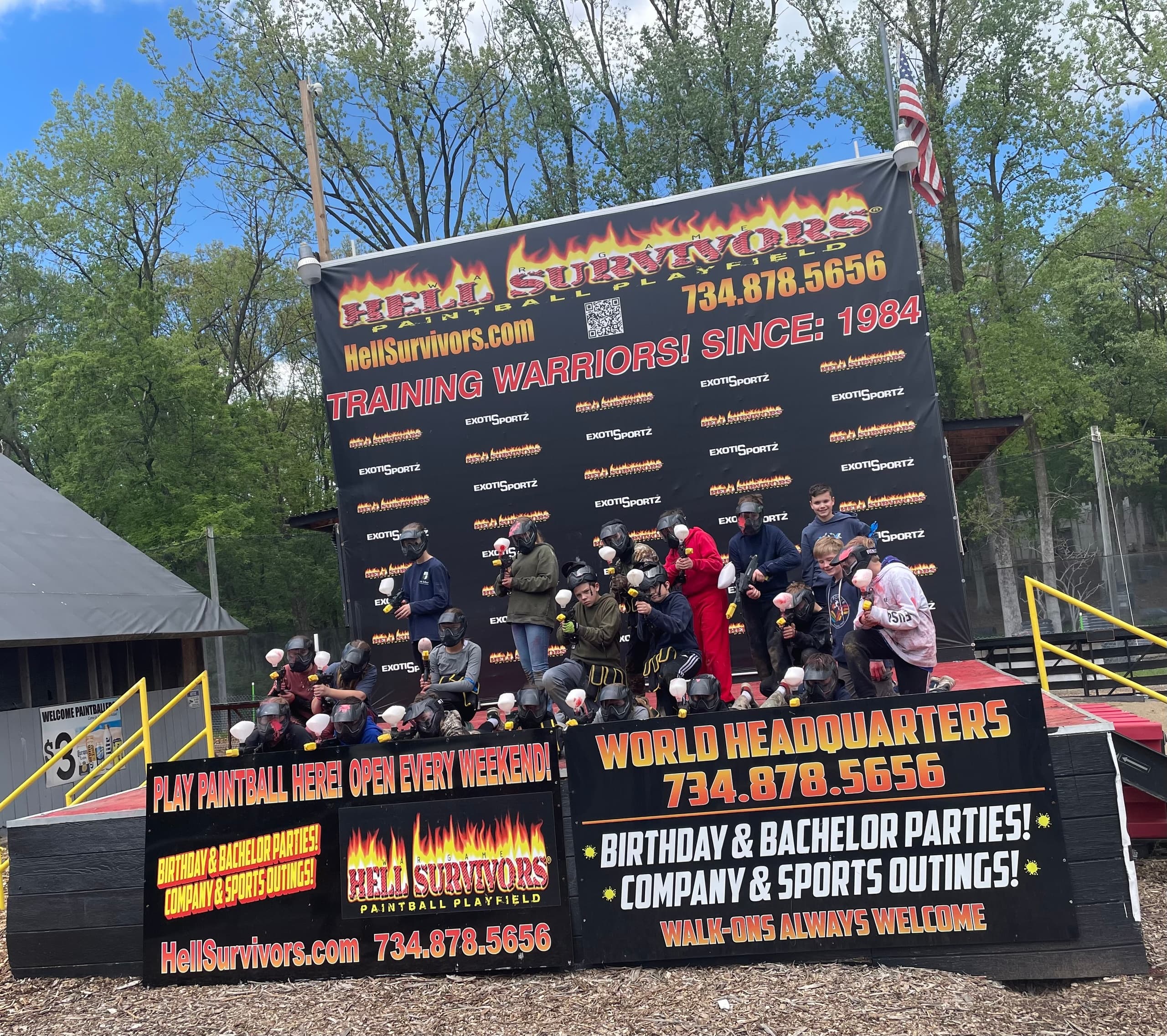 Private Paintball Party in Pinckney, MI — Exclusive Weekend Package