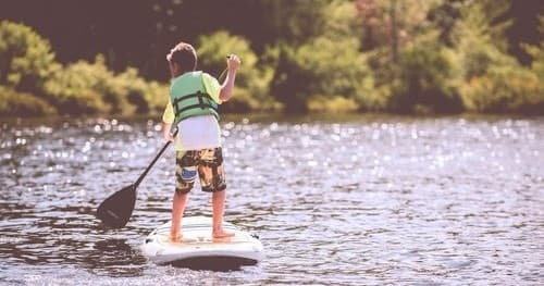 Youth SUP Adventure on Wind River in Cascade Locks, Oregon
