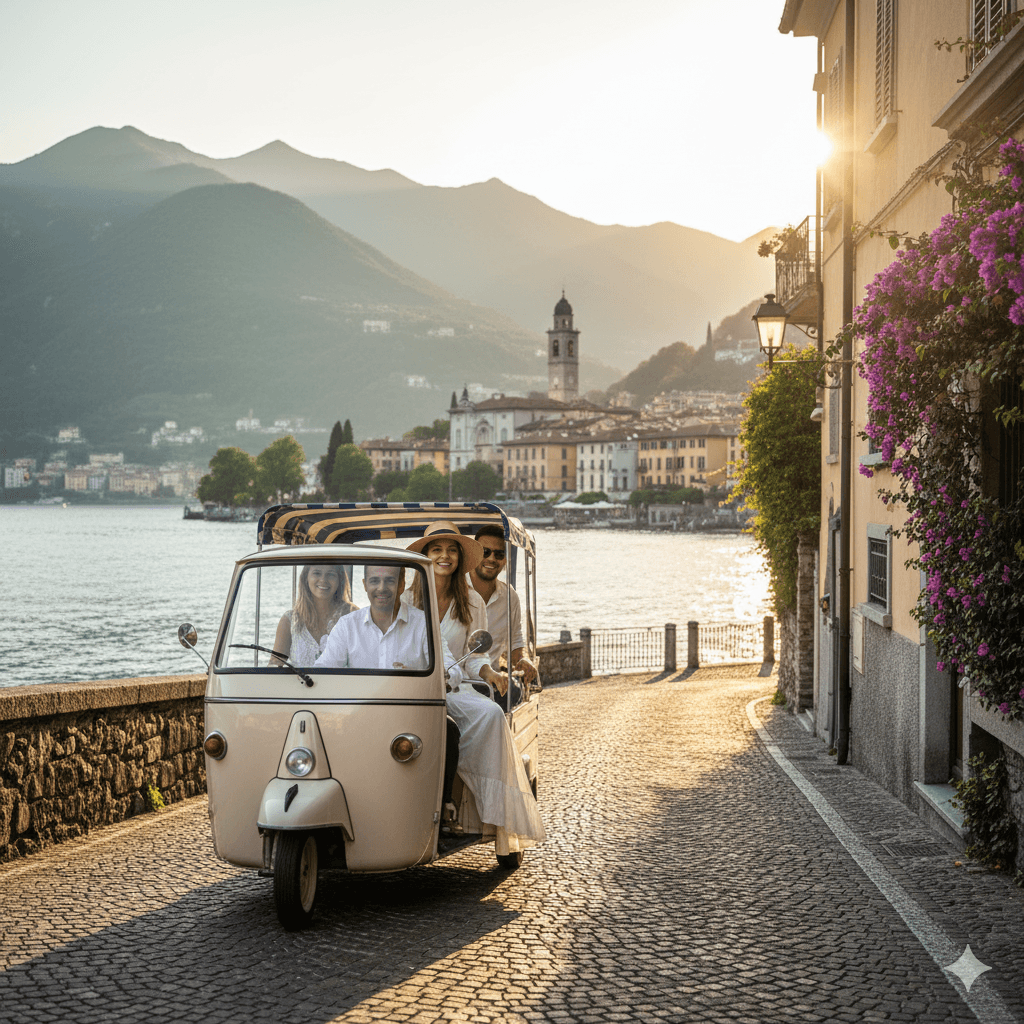 Ape Calessino Ride on Lake Como — Como Dolce Vita Tour photo 3