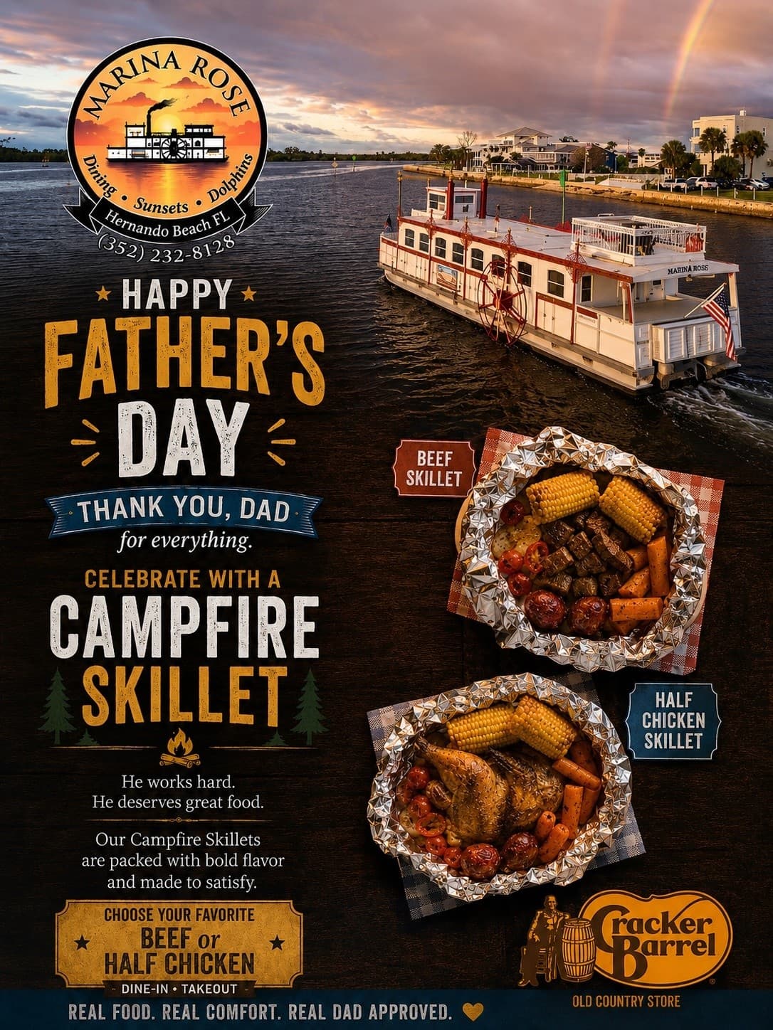 Gulf-Sunset Lunch and Dinner Cruises Aboard the Marina Rose at Hernando Beach photo 4