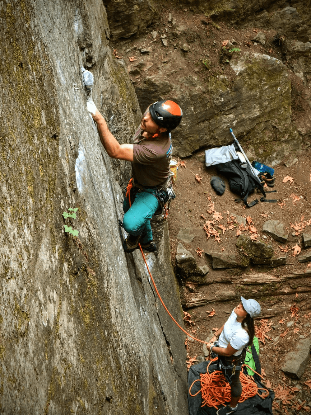 Sport Climbing Basics with VIBE in Jordan River, BC
