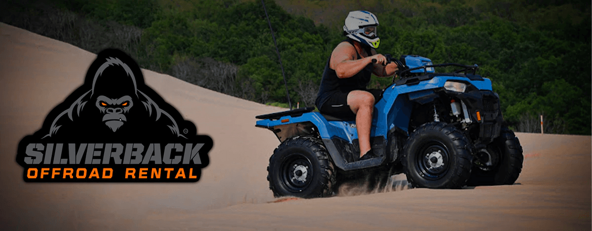 1-Seater 4x4 ATV Rental Adventure in Mears, Michigan
