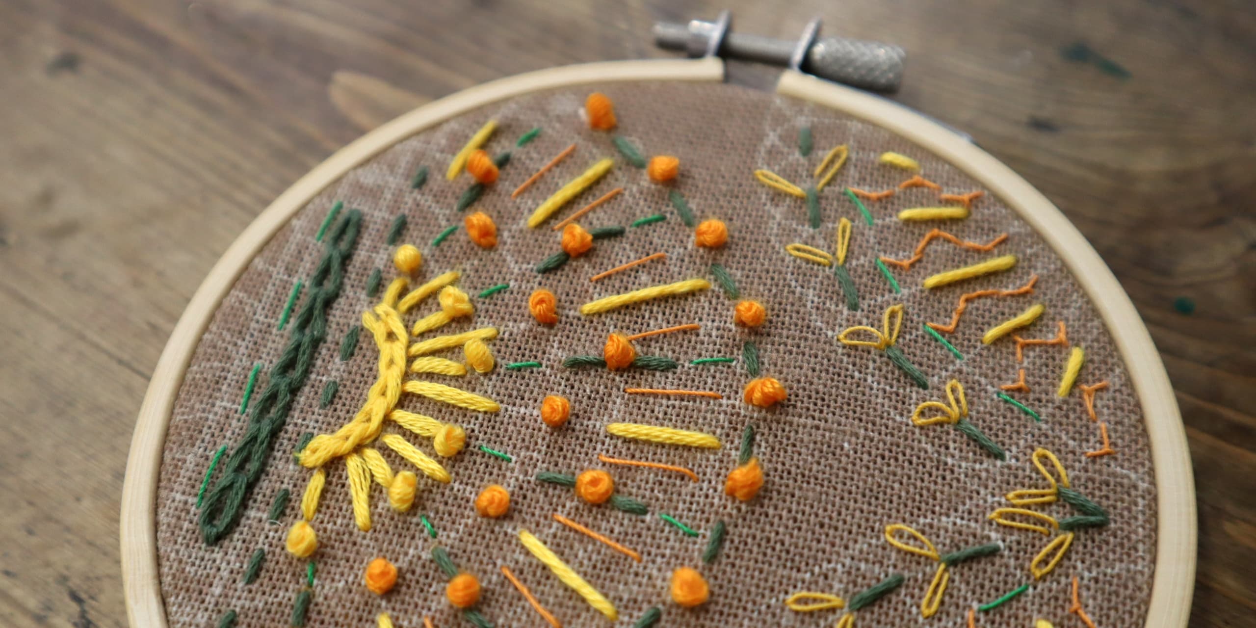 Decorative Embroidery Hoop Workshop in Nottingham for Mother's Day photo 4