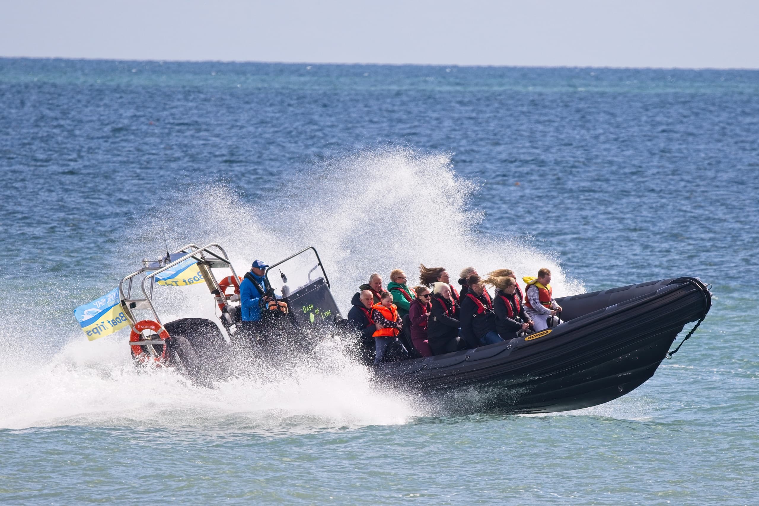 West Bay Blast RIB Adventure | Lyme Bay RIB Charter