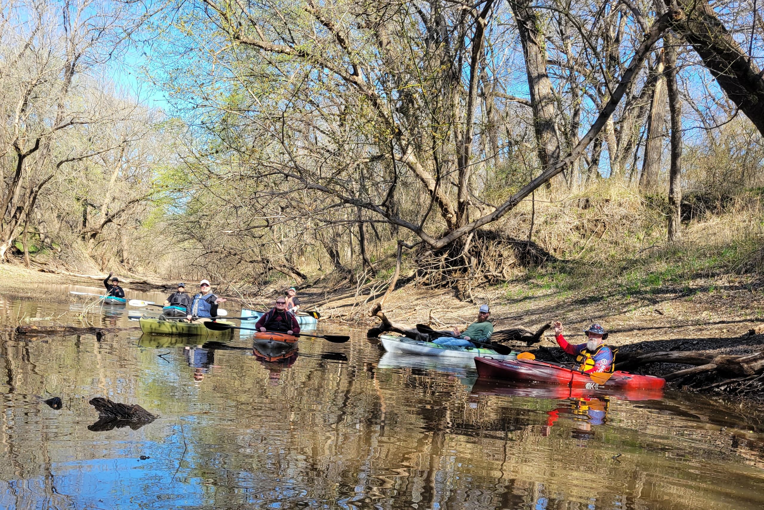 Twilight Paddle on Greenbelt 428: Evening Wildlife Kayak Tour Near Aubrey, TX photo 4