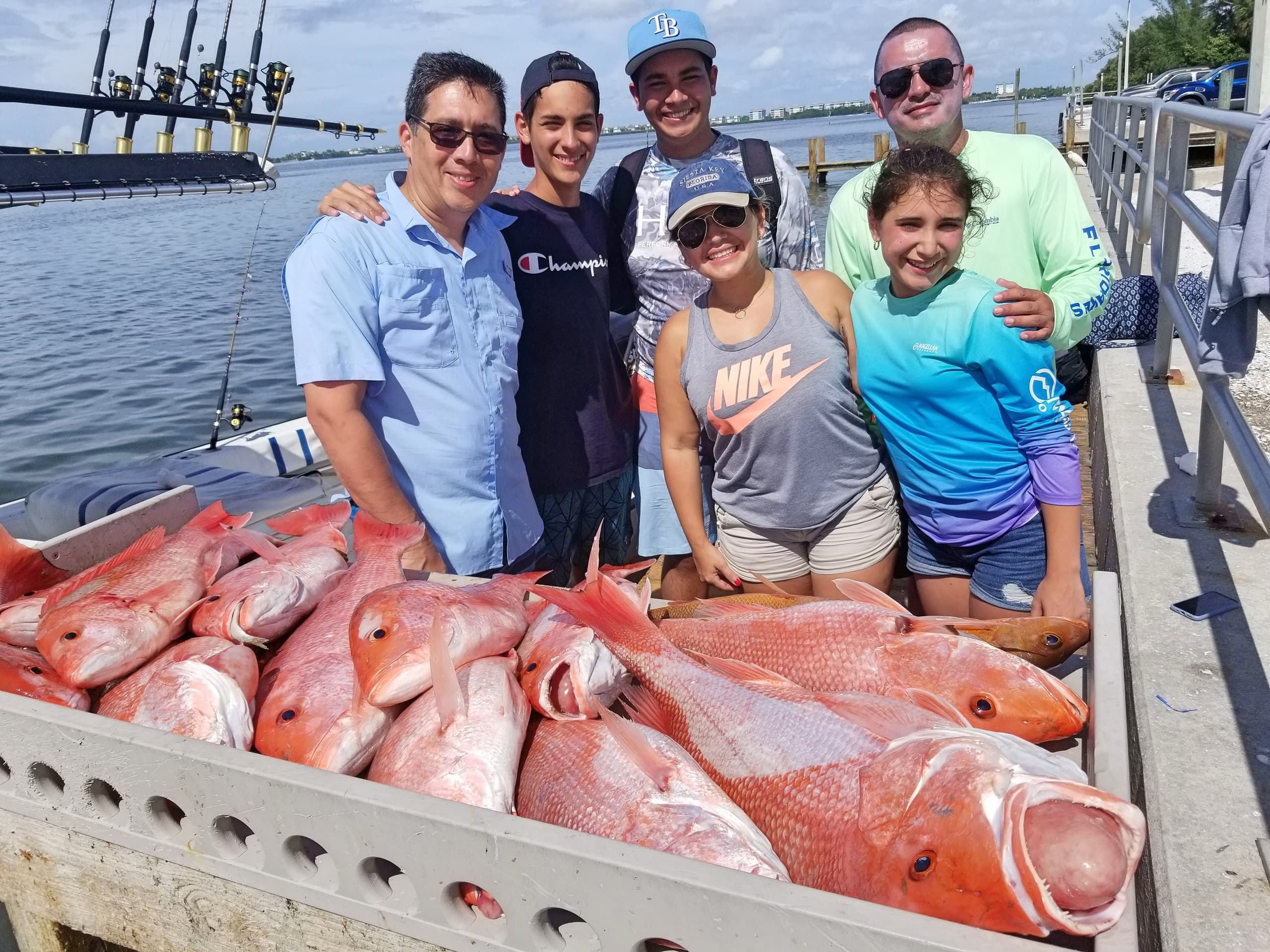 Deep-Sea Red Snapper Charter with Seafood Charters in Palmetto