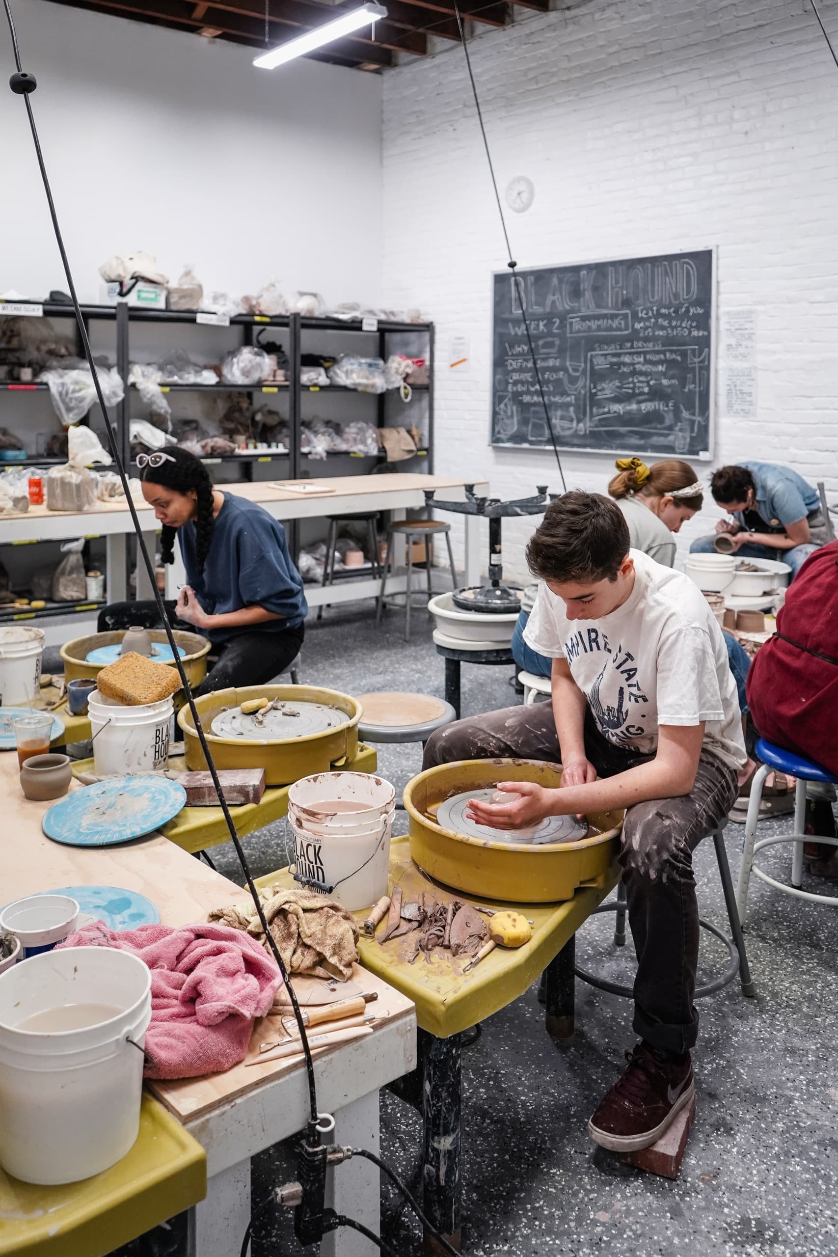 Wheelthrowing Open Studio at Black Hound Clay Studio West