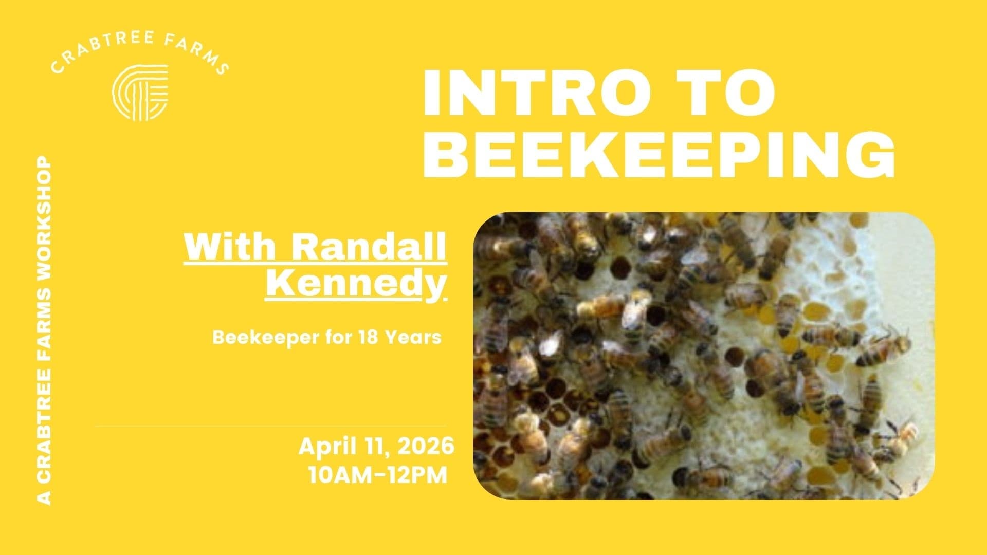 Intro to Beekeeping in Chattanooga: Hands-On Workshop at Crabtree Farms