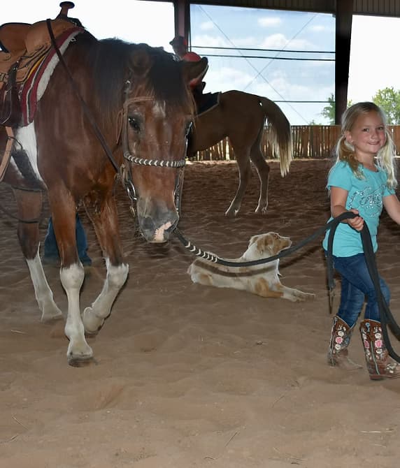 Tiny Trots: First Horseback Ride for Kids at Rockin' Star Ranch Brenham photo 3